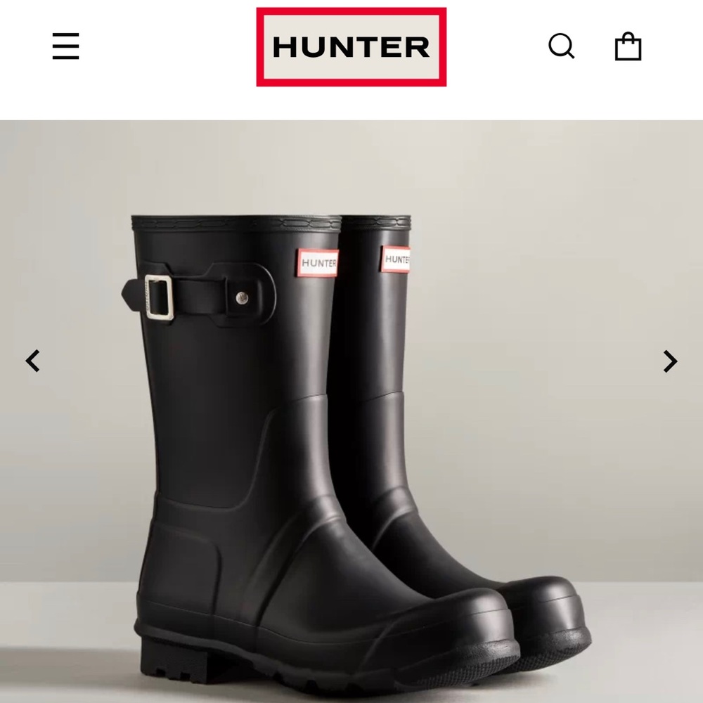 Hunter Original Short Rain Boot - Men's US 8